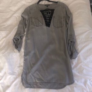 Shirt Dress (gray)